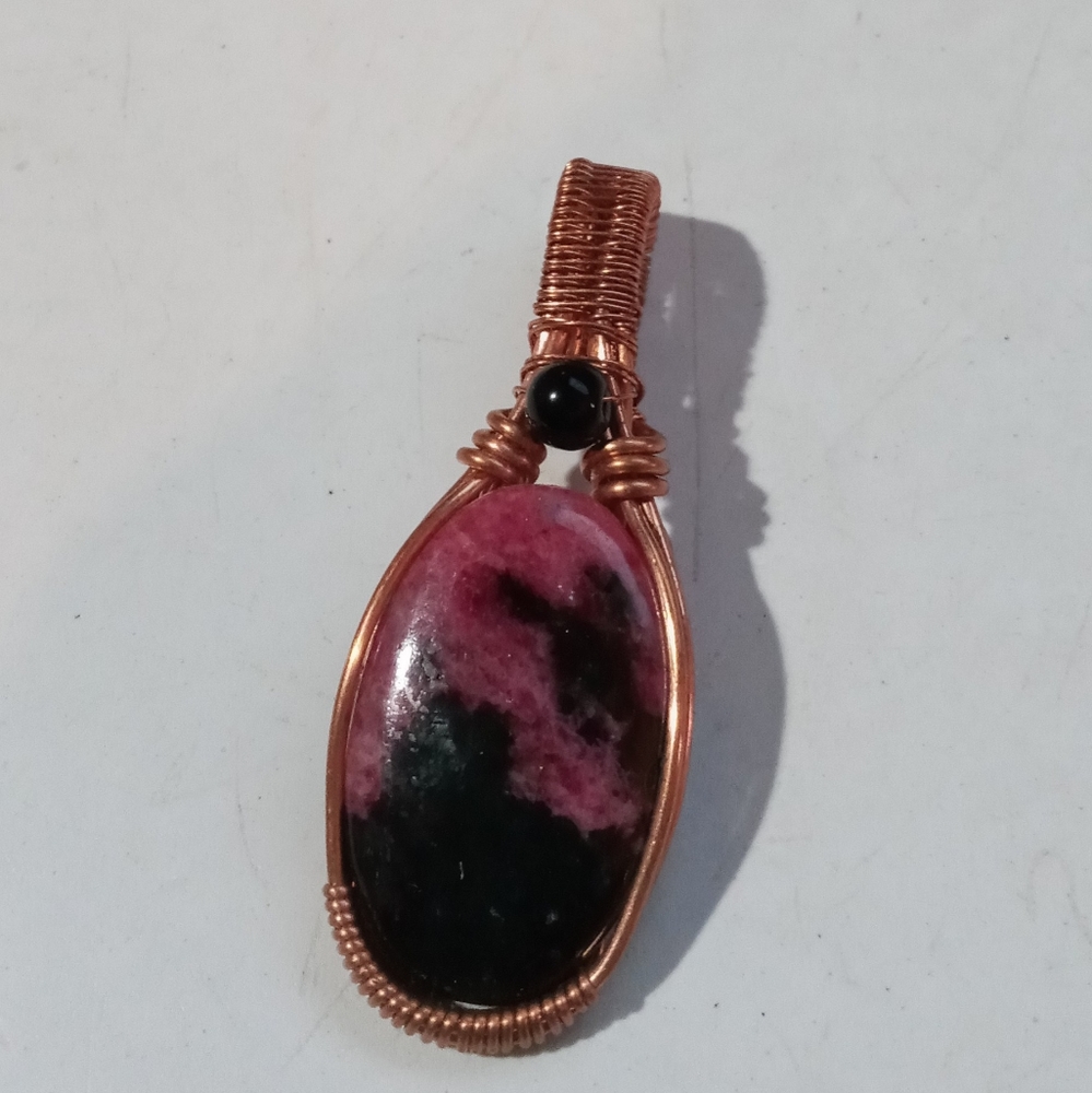 Rhodonite pendant